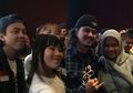 Nobar Film, Bisma Karisma dan David John Gerebek Bioskop di Banjarmasin