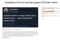 Atta Halilintar Balik ke Twitter, Netizen Bikin Petisi Pertahankan Kemissqueenan Warga!