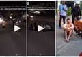 Video Viral, Bule Gendeng Ngamuk, Pengendara Motor pun Kena Tendangan Kung-funya