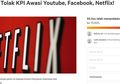 60 Ribu Orang Tandatangani Petisi 'Tolak KPI Awasi YouTube, Facebook, Netflix!'