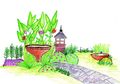 Taman Mungil di Lahan Minim, dari Gaya Tropis hingga Country Romantis
