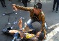 Polisi Terbakar saat Amankan Demo di Cianjur, Cairan yang Dilempar Mahasiswa Ini Pemicunya