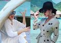 Pakai Topi Ukuran Super Lebar Kayak Tikar, Tampilan Unik Istri Reino Barack Syahrini Justru Curi Perhatian!