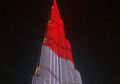 Pertama Kali, LED Burj Khalifa di Dubai Tampilkan Bendera Indonesia dalam Peringatan 17 Agustus