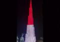 Gedung Tertinggi di Dunia, Burj Khalifa Pancarkan LED Bendera Merah Putih untuk Peringati HUT RI
