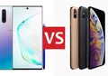 Perbandingan Spesifikasi Galaxy Note 10 dan iPhone XS Max, Beli Mana?