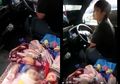 Viral Perempuan Sopir Angkot Bawa Bayi Saat Angkut Penumpang, Buat Polisi Takjub