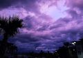 Foto-foto Pemandangan Menakjubkan di Langit Setelah Badai Dorian, 'Kita Dihadiahi Langit Ungu Malam Ini'