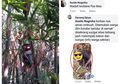 Foto Viral Kocak, Motor Nyangkut di Tengah-tengah Pepohonan Bambu, Diduga Ditumpangi Mahkluk Halus!