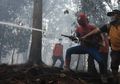 Kabut Asap Meluas, 'Spiderman' Ikut Turun Tangan Padamkan Api Kebakaran Lahan di Kalimantan