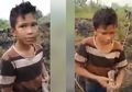 Sepatu Butut dan Celana Jeans Lusuh Jadi Saksi, Farhan, si Bocah Viral Asal Riau ini Tak Segan Terjun Langsung Padamkan Kobaran Api yang Membakar Lahan Milik Keluarganya