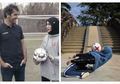 Keren! Hijabers Cantik Ini Bikin Pesepakbola Legendaris Jerman Terpesona dengan Skill-nya Melakukan Freestyle Football