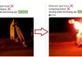 Tak Ada Harga Dirinya, Pocong Jadi-jadian Ini Malah Lari Terbirit-birit Saat Akan Kerjai Warga, Ketakutan Sendiri Saat Diberondong Kembang Api