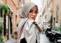 Tajir Abis! Olla Ramlan Pakai Tas Mewah Mirip Anyaman Seharga Puluhan Juta Saat di Roma
