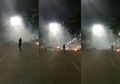 Bukan Adegan Film Harry Potter, Adu Kembang Api VS Tembakan Gas Air Mata Polisi Bikin Banyak Netizen De Javu, Setelah Ditelusuri Sosok Pria dalam Video Viral Ternyata Bukan Mahasiswa, Lantas Siapa?