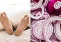 Tidak Banyak yang Tahu! Ini 3 Manfaat Tak Terduga yang Bisa Dirasakan Jika Menyelipkan Bawang Merah di Telapak Kaki saat Tidur