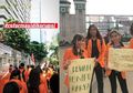 Dua Kali Sisil, Mantan Member JKT48 Ikut Aksi Demo Mahasiswa di DPR. Ini yang Disampaikannya!