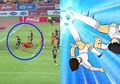 Video - Kualitas Liga Thailand, Hadirkan Salto Kembar Ala Kapten Tsubasa!