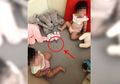 Miris, Temukan Sang Anak Gigit Kaki Makhluk Kecil, Begini Kisah Anak Kembar yang Ditinggal Ibunya Membersihkan Rumah
