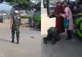Salut! Anggota TNI Ini Langsung Cium Kaki Ibunya yang Batu Turun dari Bus, Netizen: Teringat Almarhum Ibu yang Tak Pernah Saya Bahagiakan