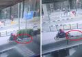 Video: Sungguh Apes Nasib Jambret Ini, Berniat Srobot Tas Pengemudi Malah Terseret di Jalan Beraspal Hingga Seperti Ini