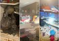 Miris, 3 Bocah Tinggal Dalam Rumah Berantakan Penuh Urin dan Kotoran Bersama 245 Hewan