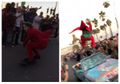 'Joker' Bikin Heboh Ngetrik Skate Lompati Mobil