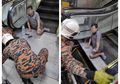 Viral Foto Detik-detik Pria Terjepit Eskalator Gara-gara Pakai Sandal Jepit