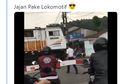 Viral Video Masinis 'Jajan Pake Lokomotif', Begini Penjelasan PT KAI
