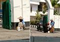 Dibekali Caping dan Karung, Ibu Renta Ini Diturunkan Anaknya di Depan Masjid Agar Mengemis