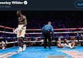 VIDEO - Pukulan Keras Deontay Wilder Buat Luis Ortiz Tergeletak di Pinggir Ring