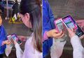 Zaman Semakin Canggih, Kini Pengemis Memakai Smartphone dan Dapat Menerima Sumbangan Lewat Kode QR!