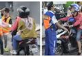 Sudah Nerobos Palang Kereta Api, Pengendara Motor ini Masih Saja Nekat Melawan Arus Sambil Marah-marah, Netizen: Udah Bawa Anak, Melanggar Aturan, Marah-marah Pula!