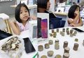 Masih Kecil Sudah Tak Mau Susahkan Orangtua Demi Kesenangan Pribadi, Dua Gadis Ini Bawa Seabrek Recehan Hasil Tabungannya ke Konter, Langsung Beli HP Harga Rp 2,3 Juta