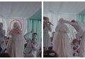 Auto Ngakak! Kelakuan Pengantin Pria Saat Akad dan Resepsi ini Bikin Geleng-geleng Kepala, Mempelai Wanita Cuma Bisa Tutup Muka