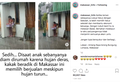 Enggak Kuat Lihatnya, Begini Video Haru Kaka Beradik yang Kehujanan Setelah Capek Berjualan, Ngemper di Bawah Jendela Rumah Orang