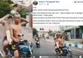 Kebelet Ingin Viral, 2 Remaja Ini Mandi Sambil Mengedarai Motor Keliling Kota, Ujung-ujungnya Justru Diciduk Pihak Kepolisian