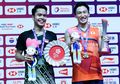 Kento Momota Akui Sempat Kewalahan Hadapi Kecepatan Anthony Sinisuka Ginting