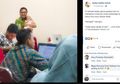 Viral Foto Dosen UGM Gendong Bayi di Tengah Jam Kuliah, Begini Cerita di Baliknya, Netizen: Salut, Prof!