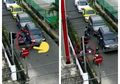 Udah Tau Ada Rambu Dilarang Lawan Arus, Pengendara ini Nekat Nyelonong Hingga Sebabkan Pengendara Lain Jatuh Tersungkur, Netizen: Udah Ada Rambu Strip Merah Masih Juga Bebal!