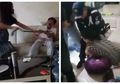 Masih Ingat Video Viral Istri Siksa Suaminya yang Terkena Stroke? Ternyata Kelakuannya saat Digelandang Petugas Keamanan Juga Tak Kalah 'Bar-bar'