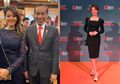 Foto Bareng Presiden Jokowi hingga Dirangkul Obama, Farah Quinn Tampil Memesona dengan Dress Berwarna Gelap
