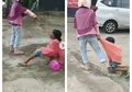 Tak Dapat Uang Hasil Ngemis, Sang Istri Tega Aniaya Suami yang Bekebutuhan Khusus di Pinggir Jalan, Netizen: Astagfirullah, Gila Kali Tuh Istri!