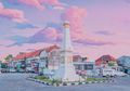 Keren, Cowok Ini Bikin Pemandangan Kota Jogja Jadi Kayak di Anime