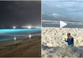 Aneh Tapi Nyata, Laut di Lampung Ini Menyala Biru Terang di Malam Hari lalu Berbusa di Siang Hari, Warga pun Heboh Dibuatnya