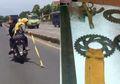 Layaknya Sedang Tawuran, Komplotan Remaja Putri di Tegal Konvoi Sambil Seret dan Ayunkan Sabuk Gir di Jalan Raya, Satlantas Buru Para Pelaku