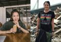Kirimkan Susu, Alat Pembersih dan Obat, Melanie Subono Bantu Memasak di Dapur Umum Korban Banjir dan Ajak Widi Vierra