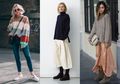 4 Inspirasi Gaya Fashion Oversized Sweater untuk Tetap Tampil Cantik Saat Musim Hujan