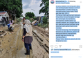 Datang ke Pemukiman Korban Banjir, Artis yang Pernah Menikah Dua Kali Ini Buat Kagum Netizen ’Masya Allah Terbaik’