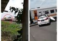 Viral Video Detik-detik Mobil Tersambar Kereta Api, Netizen: Ganti Rugi Woi, Body KA Jadi Lecet!